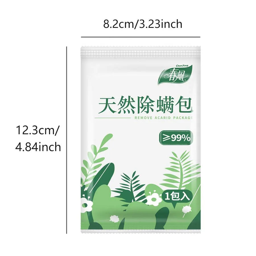 Natural Mite Removal Pack, Herbal Ingredients, Removes Mites, Repels Insects, for Beds, Sofas, Pets, and Clothes, Safe for Mothers and Babies, Healthy Materials