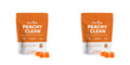 Docteat Peachy Clean Men's Digestive Health Gummies Prebiotic & Probiotic Blend Peach Flavor 60 Gummies Dietary Supplement