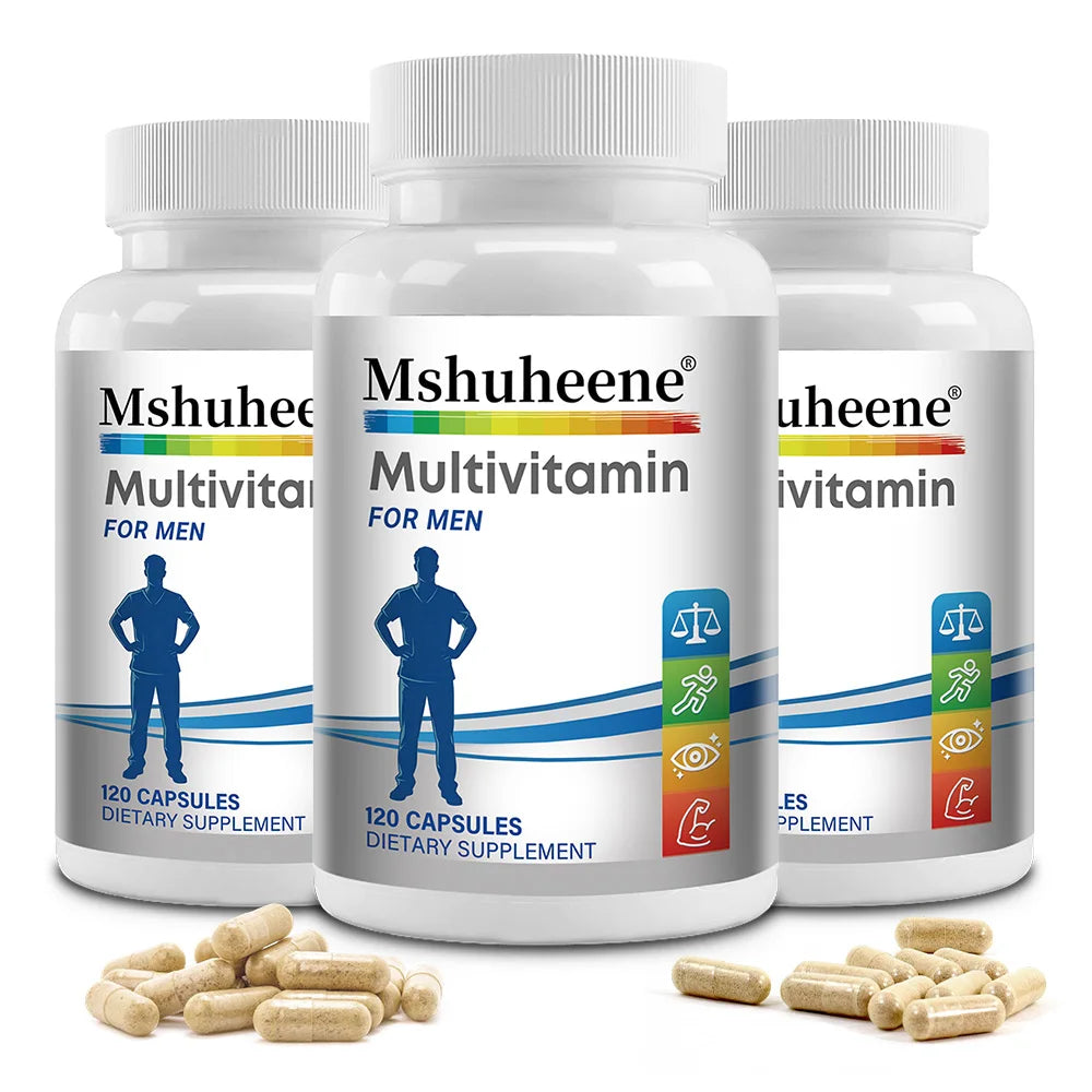 Men's Multivitamin Supplement - High Potency Formula, for Brain, Eye & Heart Health, for Brain, Eye & Heart Health