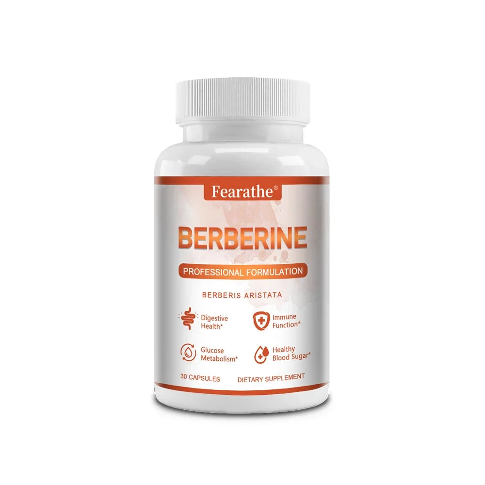 Premium Berberine - Supports Immune System, Weight Management, Digestive Health and GI Function Supplement, 120 Capsules
