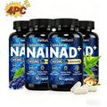 NAD+ Anti Aging Cell Booster Resveratrol Supplement Capsules with Niacinamide Support Cellular Health for Men & Women, Non-GMO