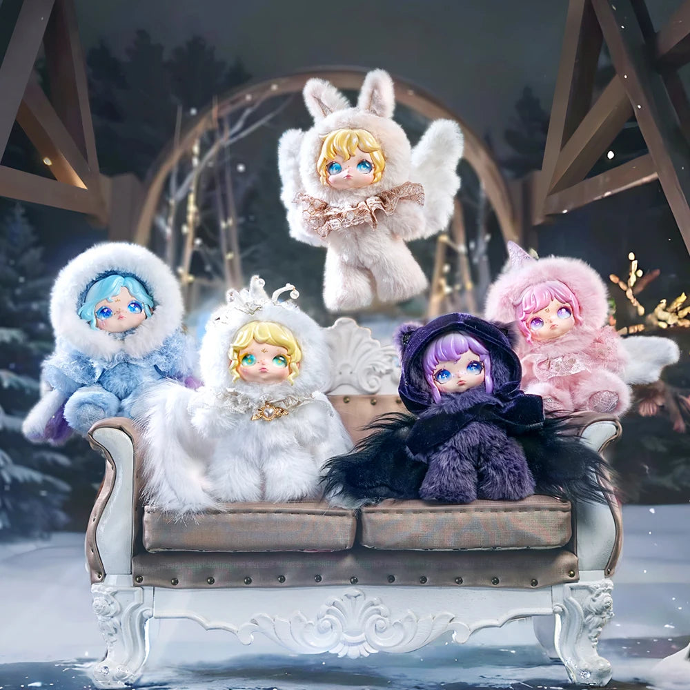 Dumia Snow Trace Secret Language Vinyl Blind Box Doll Mobile Bone Joint Cute Girl Birthday Gift Toy