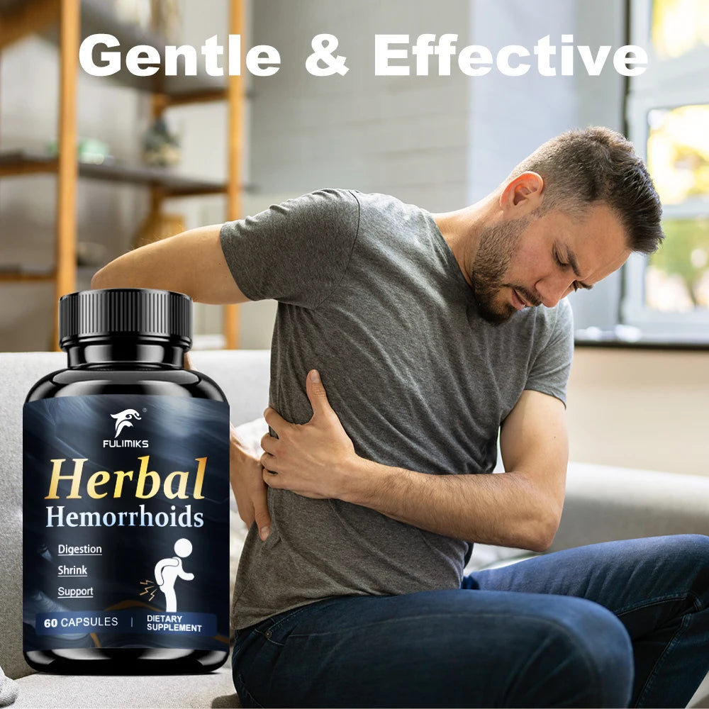 Buy 2 Get 2 Free! High-quality Hem Supplements Capsules, with Ginger Root, Panax Ginseng Extract, for Immune, Overall Health