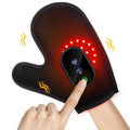 Cordless Heated Glove LED Light Hand Massager Rechargeable Hand Warmer for Wrist Finger Joint Relief Full Wrap Relaxation