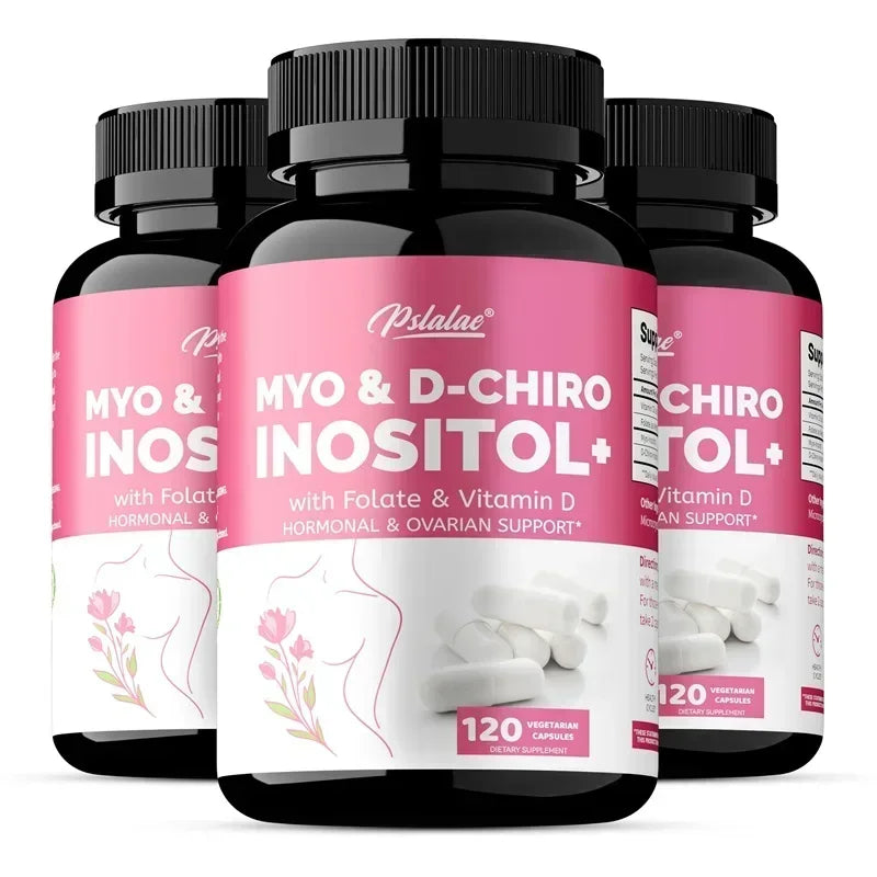 MYO & D-CHIRO INOSITOL - Rich in Vitamins, Supports Women's Health and Ovarian Function, Improves Immunity,Hormone Balance
