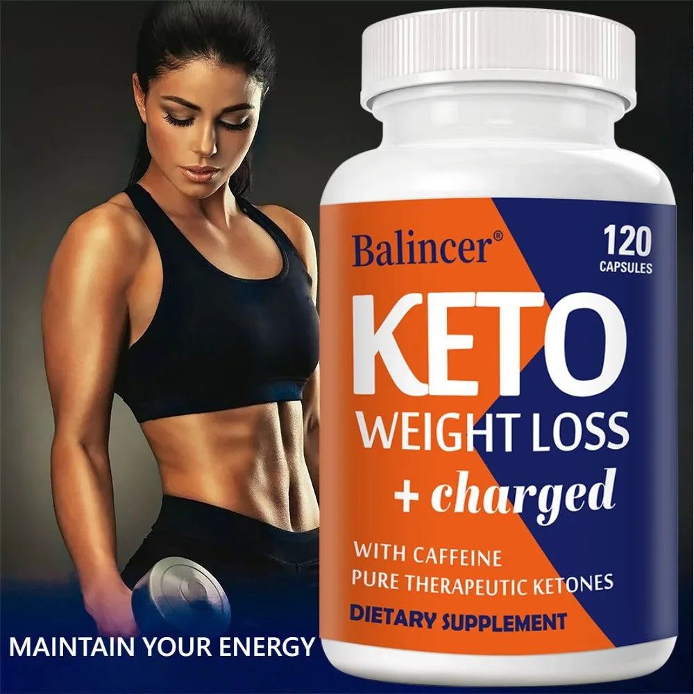Keto Capsules - Weight Management Supplement, Boosts Metabolism, Supports Energy and Focus