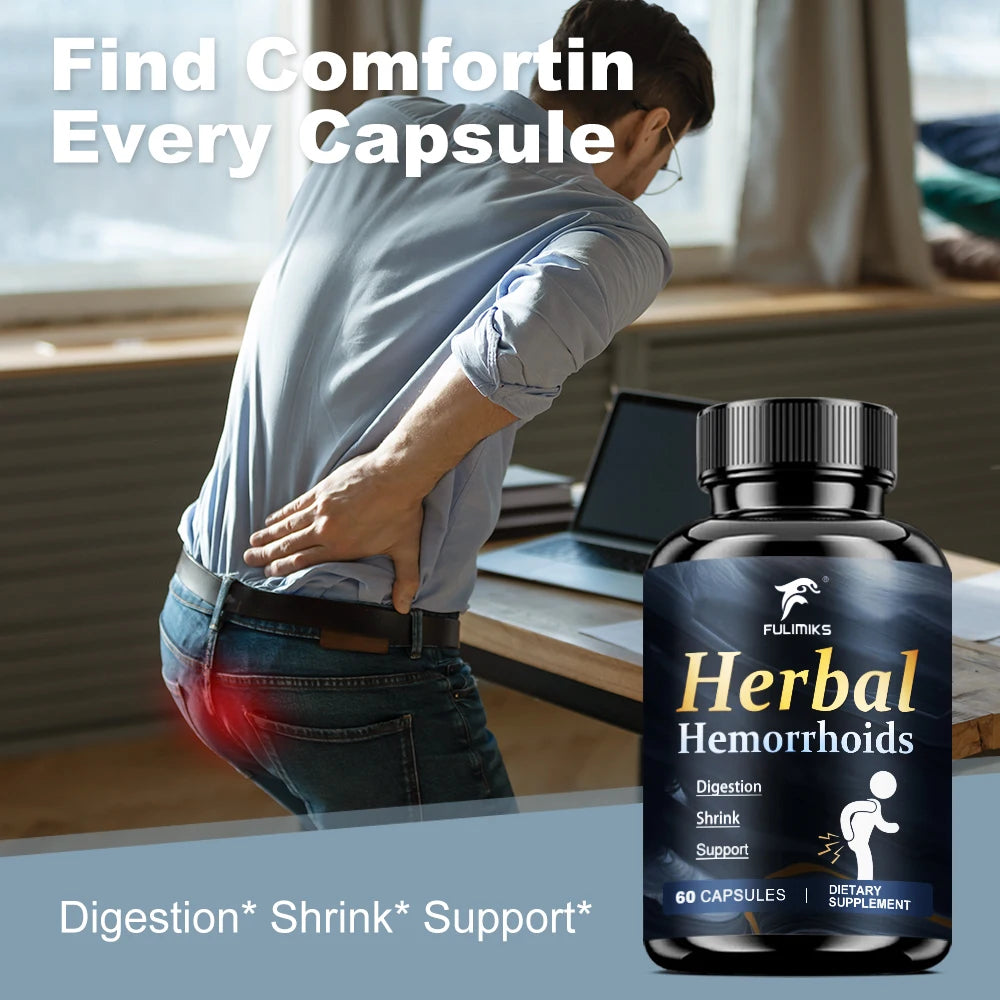 Buy 2 Get 2 Free! High-quality Hem Supplements Capsules, with Ginger Root, Panax Ginseng Extract, for Immune, Overall Health