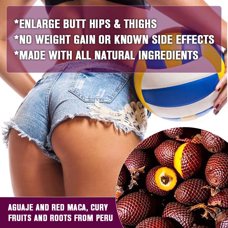 Pure Aguaje & Red Maca Root Capsules, Support Balances Estrogen & Promotes a Healthy Menstrual Cycle, Non-GMO
