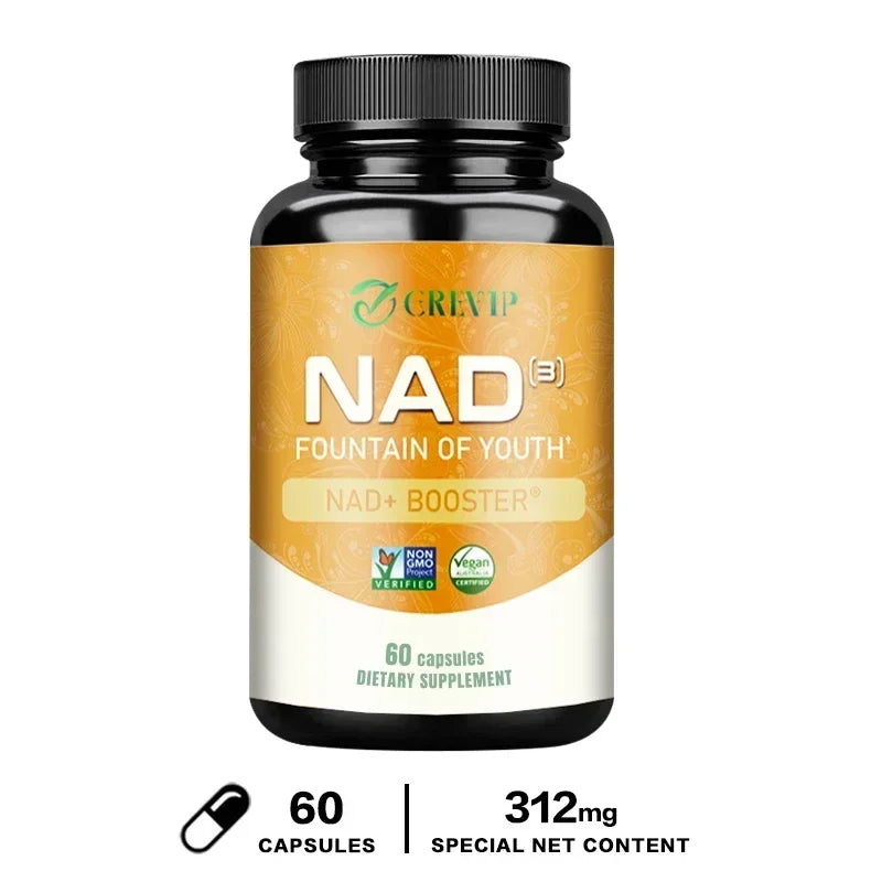 NAD Capsules - Natural Energy Supplement, Anti-aging, Promotes Cell Health and Enhances ImmunitySupplements