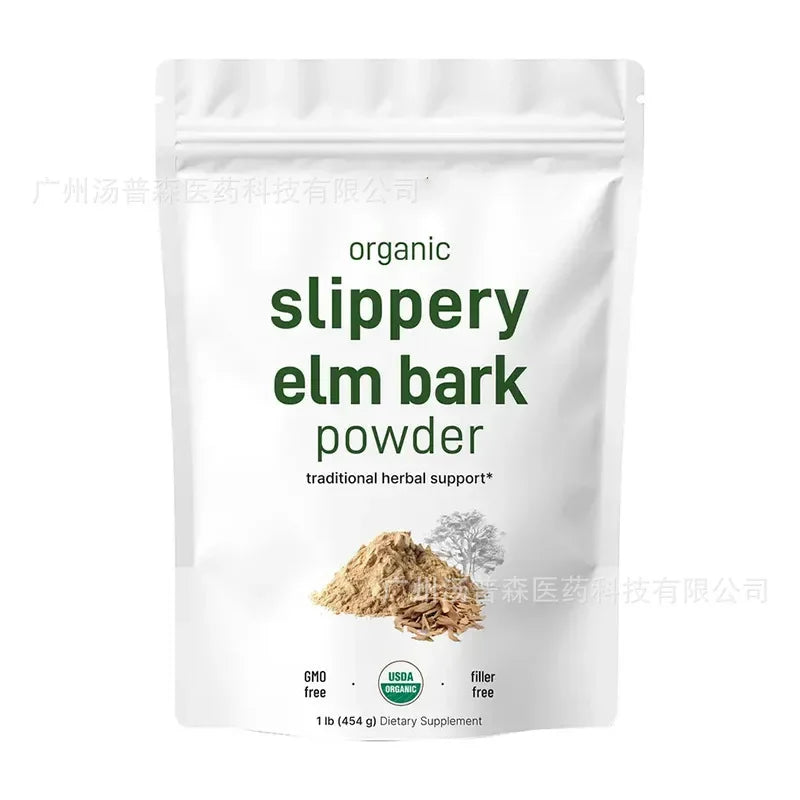 Ulmus Rubra Slippery Elm Bark Powder Natural Herbal Supplement Supports Gut Health Soothes Irritation Promotes Digestive