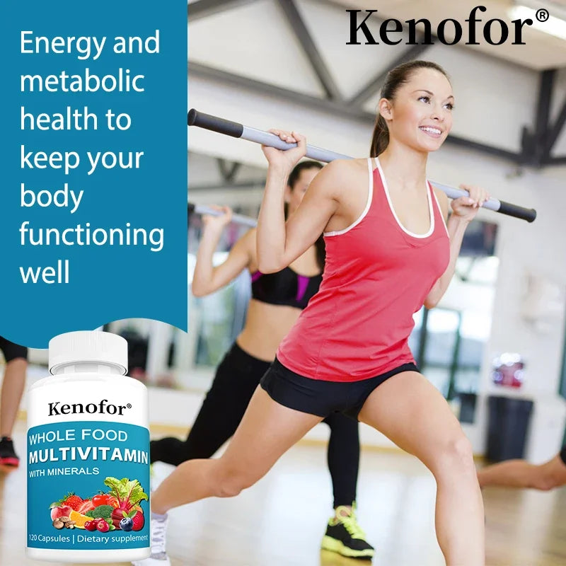 Multivitamin Capsules Contain Biotin and Magnesium To Antioxidant, Help Boost Immune Function, Energy, and Immune Health