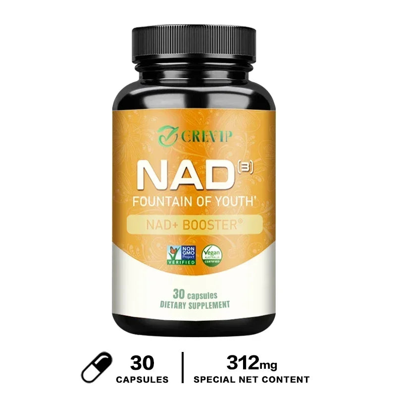 NAD Capsules - Natural Energy Supplement, Anti-aging, Promotes Cell Health and Enhances ImmunitySupplements