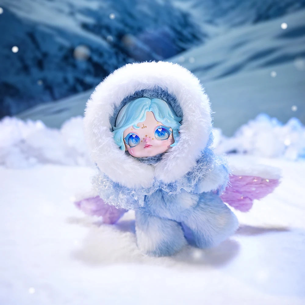 Dumia Snow Trace Secret Language Vinyl Blind Box Doll Mobile Bone Joint Cute Girl Birthday Gift Toy