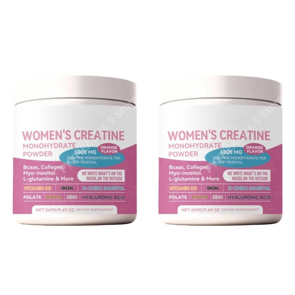 Female Compound Creatine Powder Supplement Powder for Nutrition Support, 3 Spoons Per Day, 269g