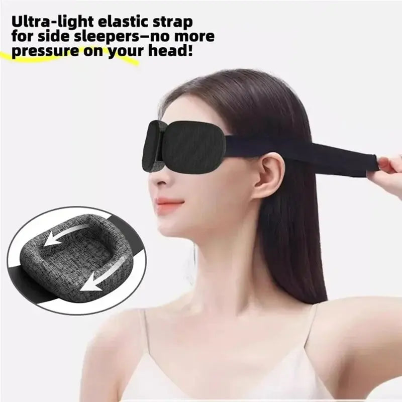 3D Sleeping Eye Mask Block Out Light Sleep Mask For Eye Shade Blindfold Sleeping Aid Mask Eyepatch Adjustable