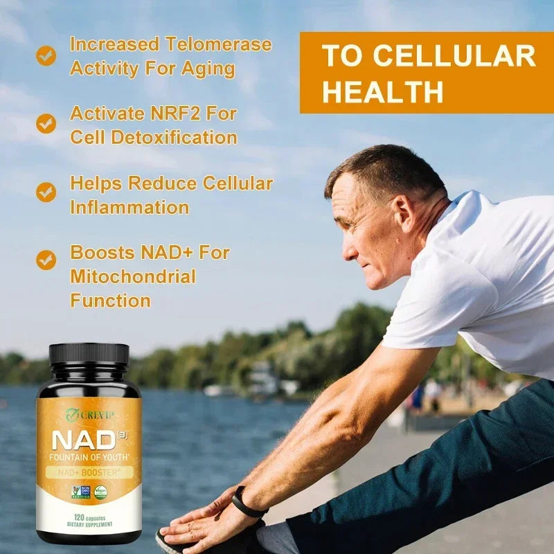 NAD Capsules - Natural Energy Supplement, Anti-aging, Promotes Cell Health and Enhances ImmunitySupplements