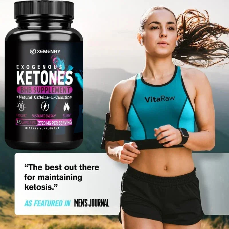 Keto BHB Exogenous Ketone - Fat Burning, Slimming, Appetite Suppressant, Weight Management Supplement, Boosts Metabolism