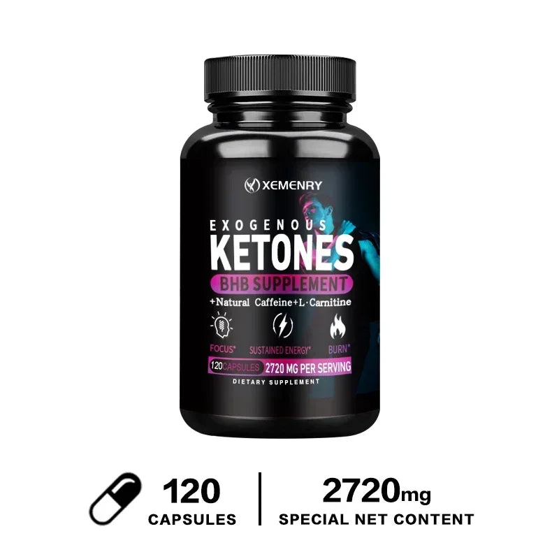 Keto BHB Exogenous Ketone - Fat Burning, Slimming, Appetite Suppressant, Weight Management Supplement, Boosts Metabolism