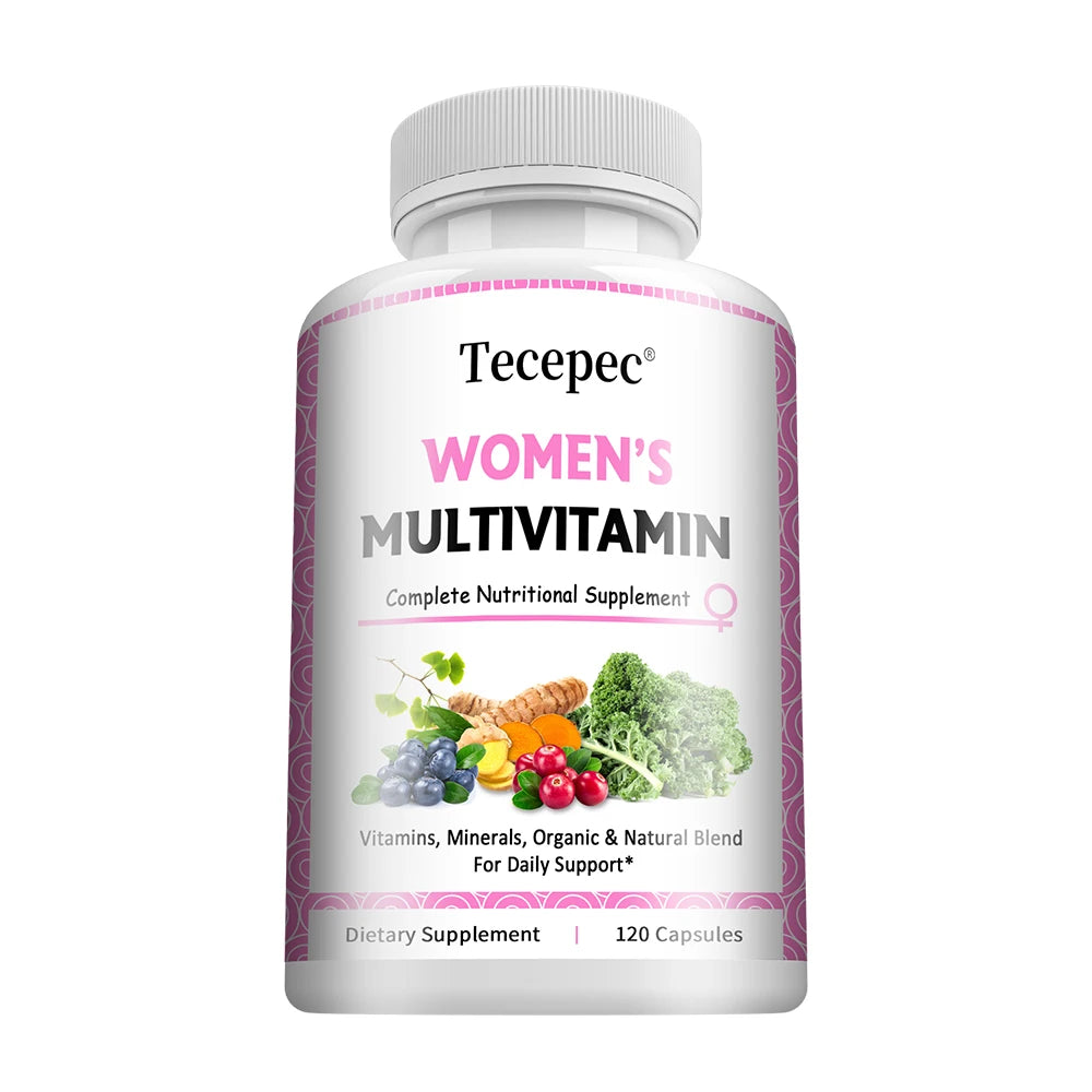 Women's Multivitamin Multimineral Capsules - Magnesium Biotin Calcium Selenium, Supports Skin Nails Joint Bone Immune Energy