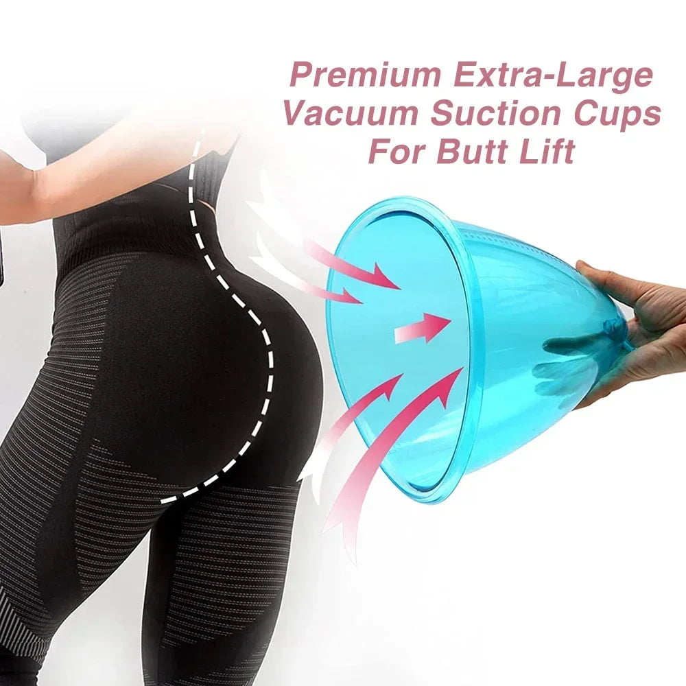 Butt Cup for Buttock  Enlargement Machine 16cm19cm 21cm 1200ml/1500ml/1800ml  Breast Enlargement Suction Hips Lifting Vacuum Cup