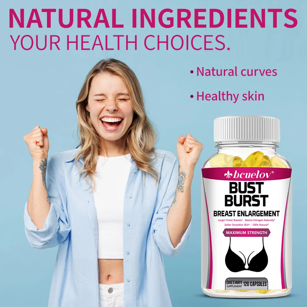 Pueraria Mirifica Supplements - 1000 Mg, Supports Breast Roundness, Firmness, Elasticity and Improves Women's Self-confidence