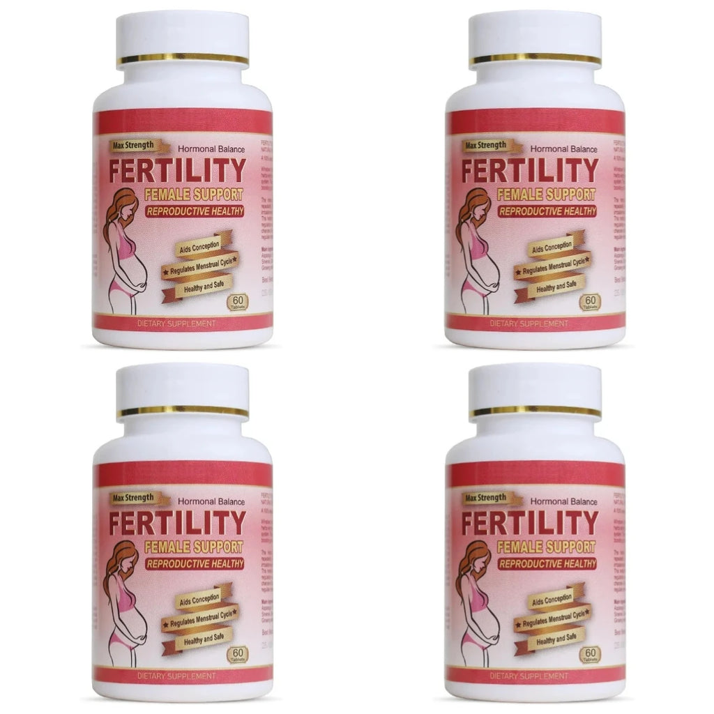 Female Fertility Vitamins for Women, Pre Pregnancy Prenatal Supplement for Prenatal Daily Routine, 60 Count Tablets
