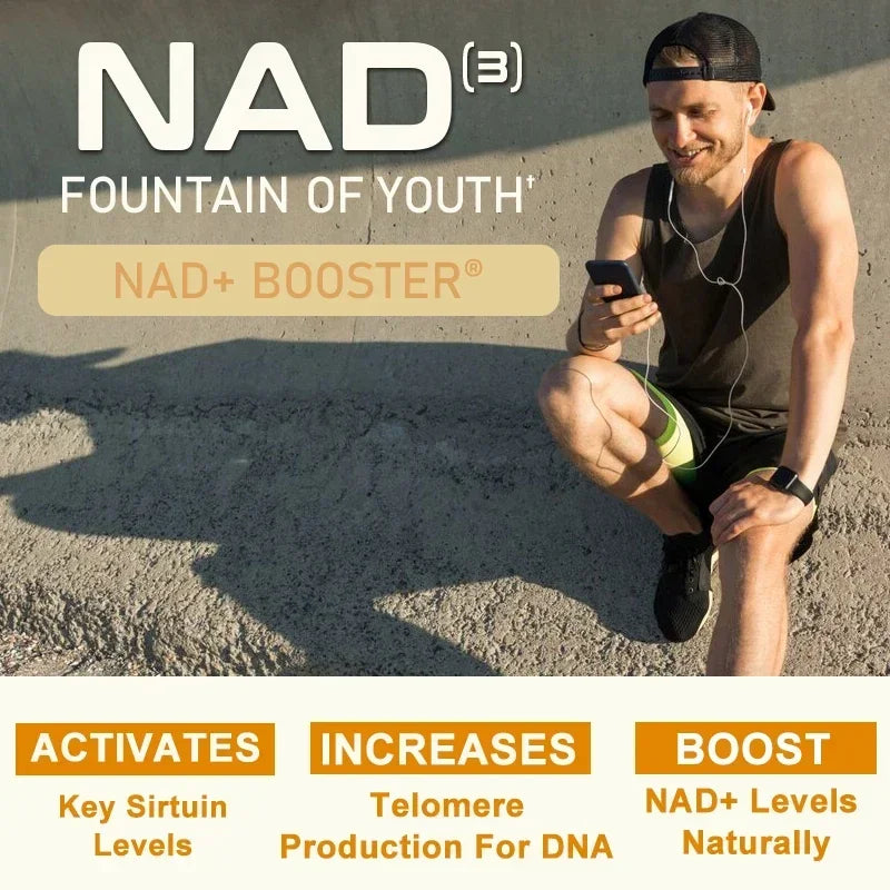 NAD Capsules - Natural Energy Supplement, Anti-aging, Promotes Cell Health and Enhances ImmunitySupplements