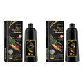 Black Hair Colouring Shampoo 3 in 1 Natural Herbal Essence Instant Colouring Shiny Hair Dye Shampoo Cleaning Nourishing Hair for Covering White