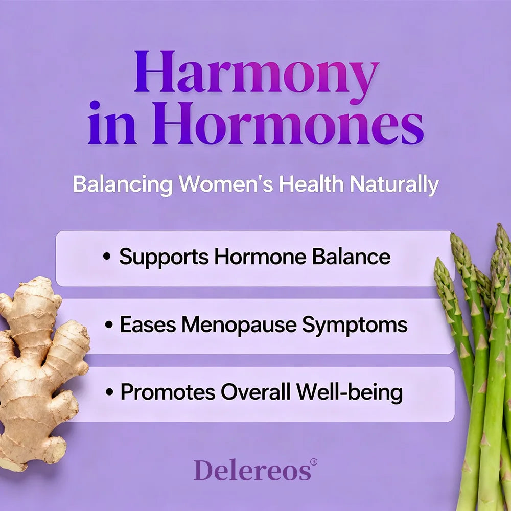 Female Hormone Balancing Supplement, Contains Dong Quai, Menopause Relief, Improves Mood, Supports Metabolism
