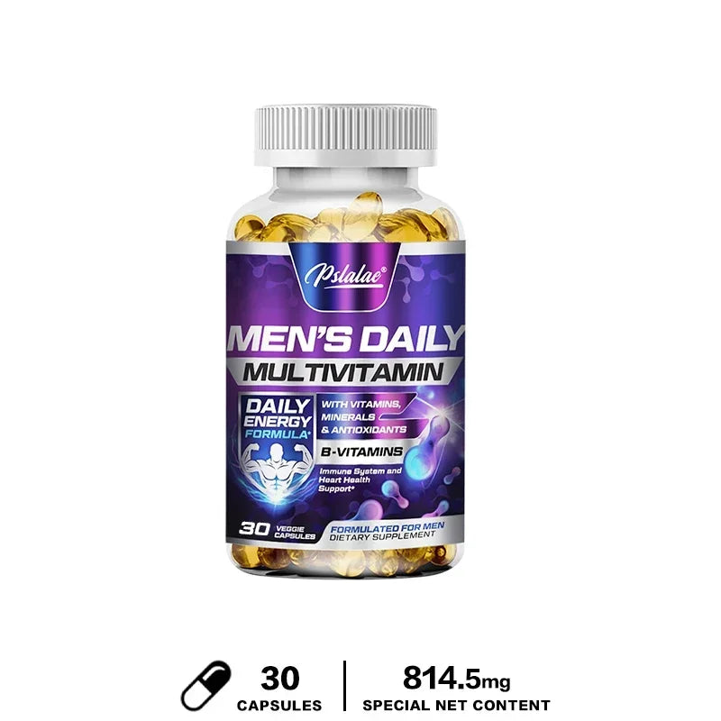 Men's Daily Multivitamin Supplement - for Immunity, Energy and Stamina, Digestion, Skin, and Overall Health
