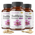 Saffron Extract Capsules, Antioxidant Daily Wellness Supplement, Improve Eye Health, Promotes Blood Circulation & Metabolism