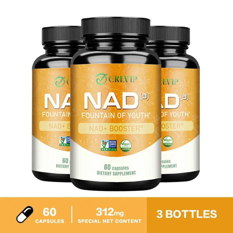 NAD Capsules - Natural Energy Supplement, Anti-aging, Promotes Cell Health and Enhances ImmunitySupplements