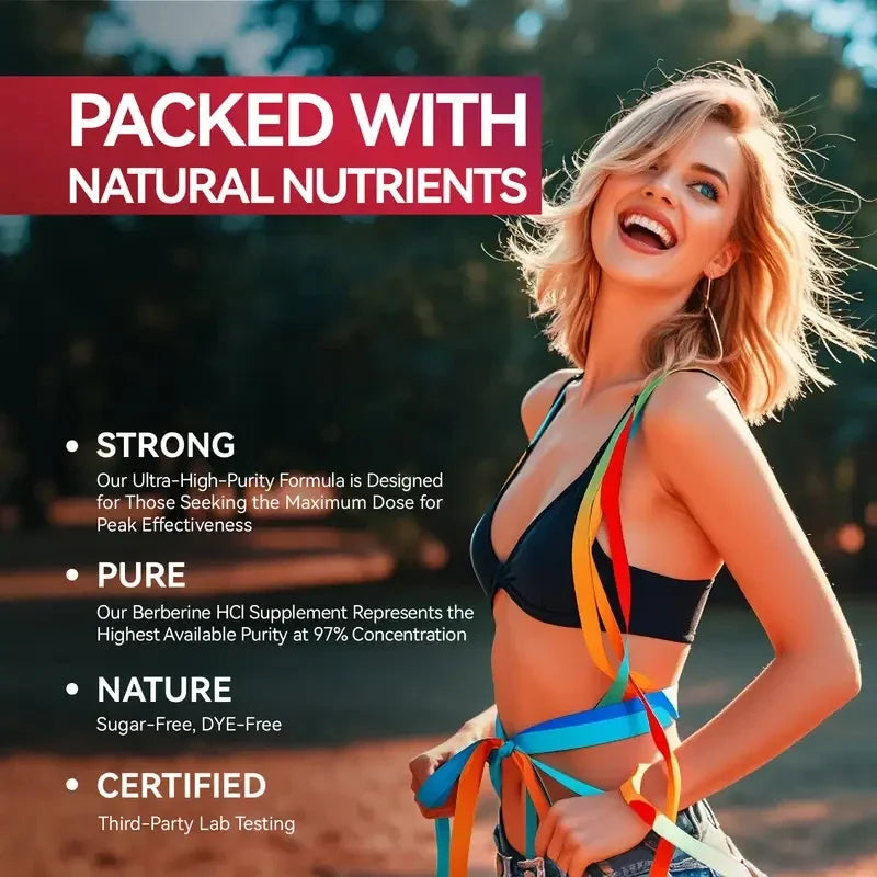Berberine Supplements, with Cinnamon & Turmeric, Support Metabolic Health, Immune Balance & Wellness  for Daily Life
