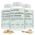 Pre+probiotic Capsules for Women, with Vitamin C, Cranberry Extract, Support Digestive Health, Protecting The Vaginal Flora
