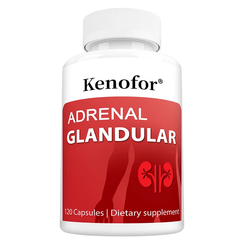 Adrenal Support Supplements, Supports Cortisol Health & Energy Levels, Stress Relief & Immune System, 120 Capsules, Non-GMO